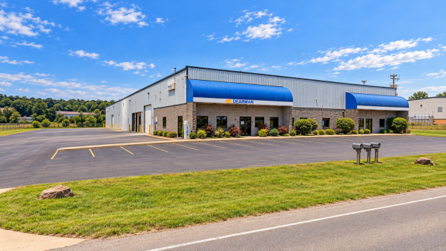 Indoor RV and boat storage at Buckeye Vault Storage facility